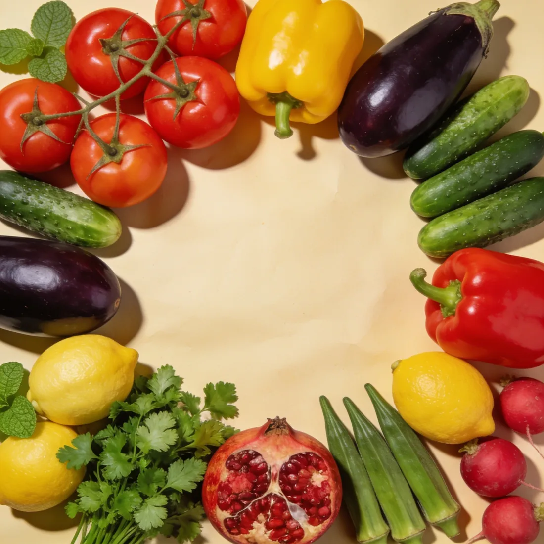 Frisches Obst und Gemüse im Sham Markt Minden